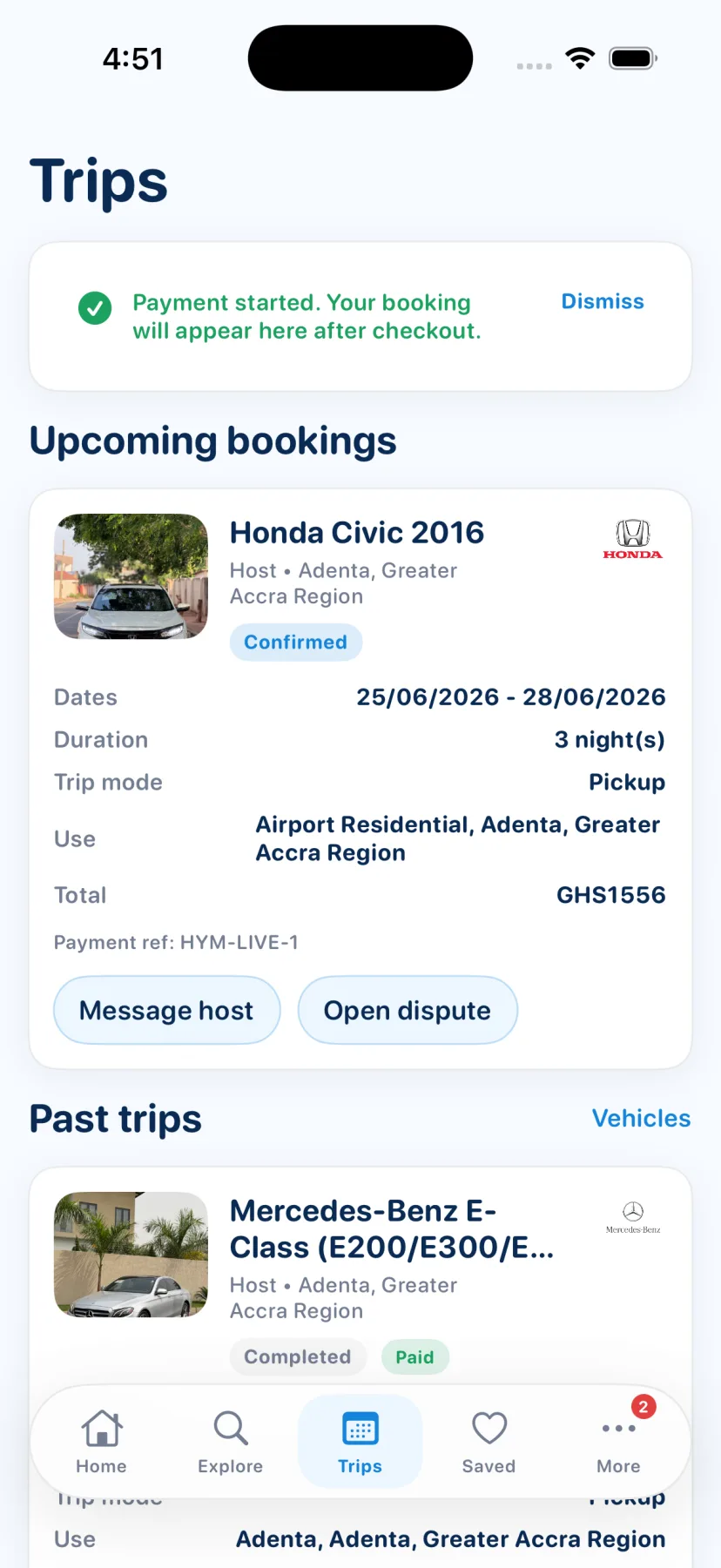 Hayame iPhone trips screen